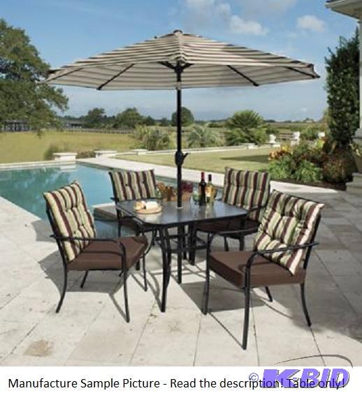 lot 31 image: Patio Table - Table Only -&nbspTable is 39&...