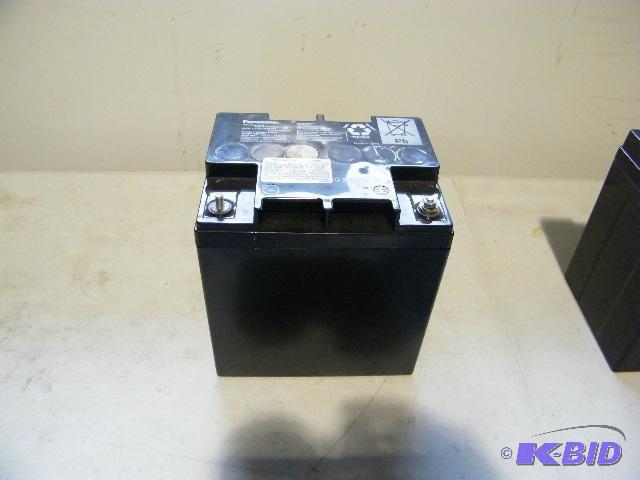 lot 34 image: Panasonic Regulated Lead Acid Battery - 12V -...