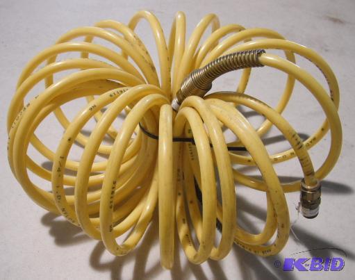 lot 8 image: 25 &nbsp14" Nylon Recoil Air Hose - M...