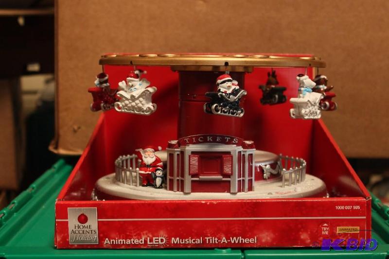Animated musical tilt a wheel