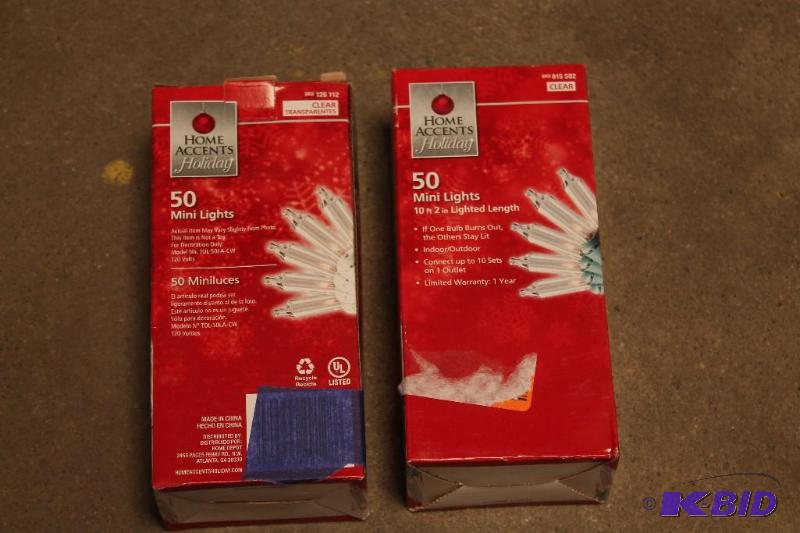 2 packs of lights