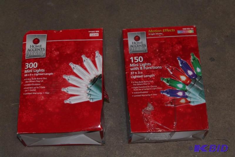 2 packs of lights