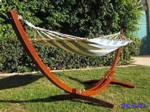 lot C8 image: Cherry Tube Arc Hammock Stand