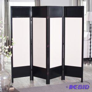 lot Y22 image: Griffin Canvas 4 Panel Room Divider