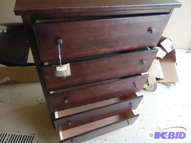 lot Y38 image: Progressive Furniture Diego 5 Drawer Chest - Espresso Pine