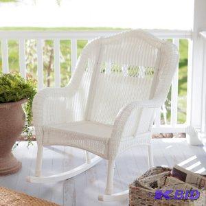 lot Y4 image: Coral Coast Casco Bay Resin Wicker Rocking Chair