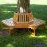 lot Y7 image: Coral Coast Filmore Wood Outdoor Hexagonal Tree Bench