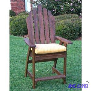 lot Y8 image: International Caravan Chelsea Acacia Adirondack Wood Patio Chair