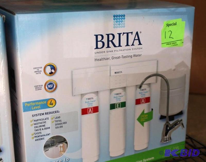 Brita under sink water filtration system, parts missing