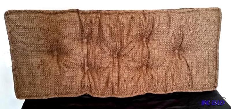 Chocolate Brown Tweed Bench Seat Cushion.  No Tags. 35 x 14.5
