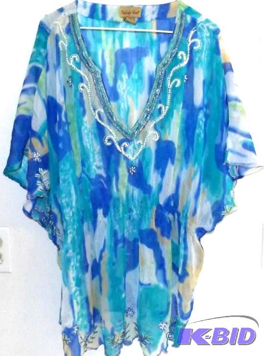 Midnight Velvet sheer shirt