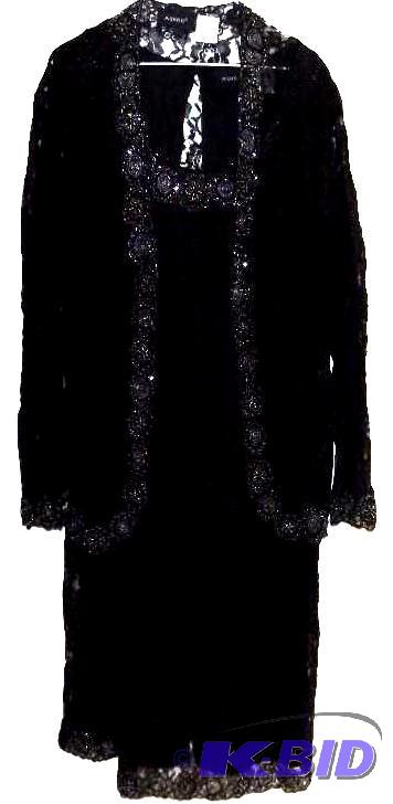 Ashro lace dress with beading on trim