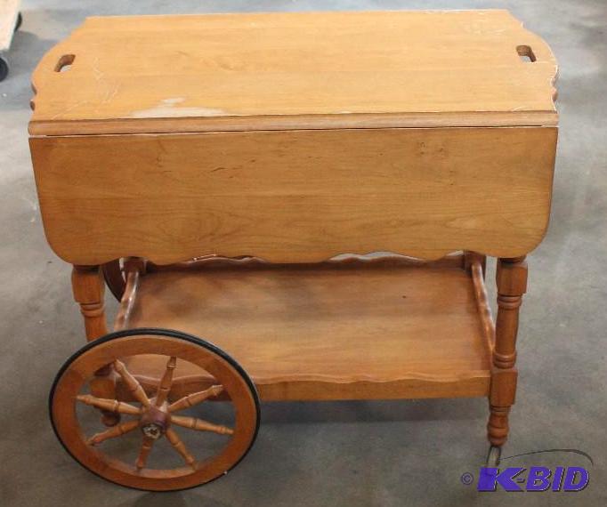 Drop leaf tablecart