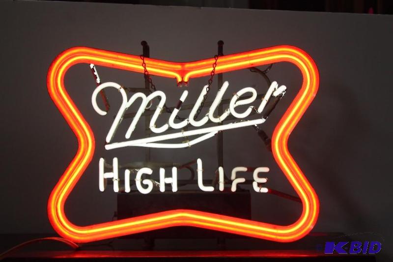 Neon Miller sign