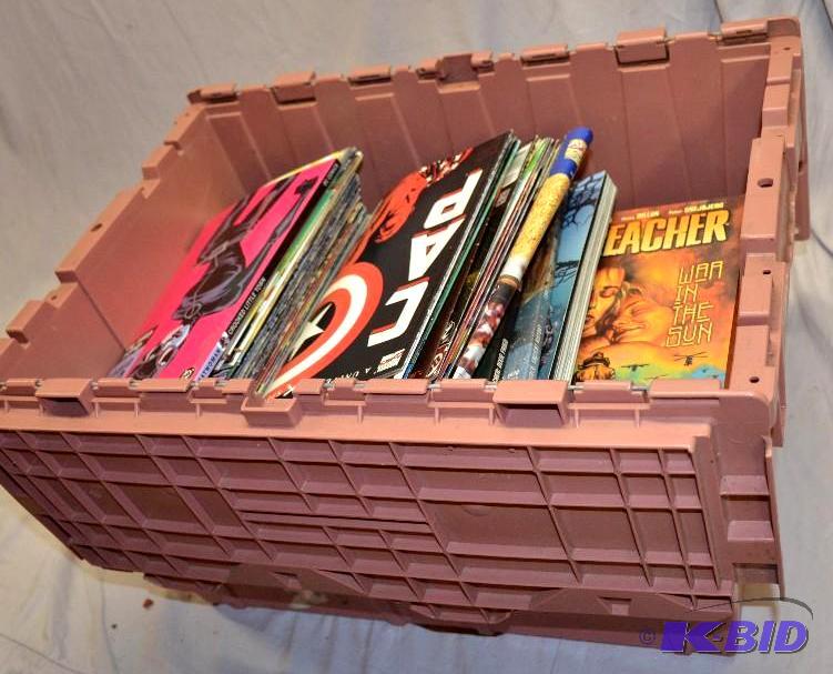 lot 103 image: Lot of comics and books including Marvel, DC...