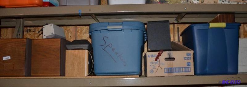 lot 115 image: Large group of speakers, included Bose and mo...