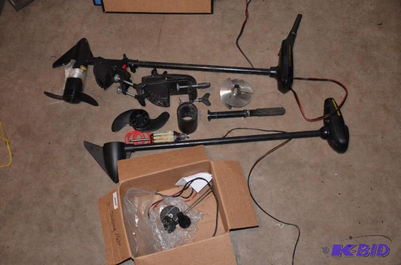 lot 117 image: 2 Trolling motors Minn Kota Endura 55 Lbs. Th...