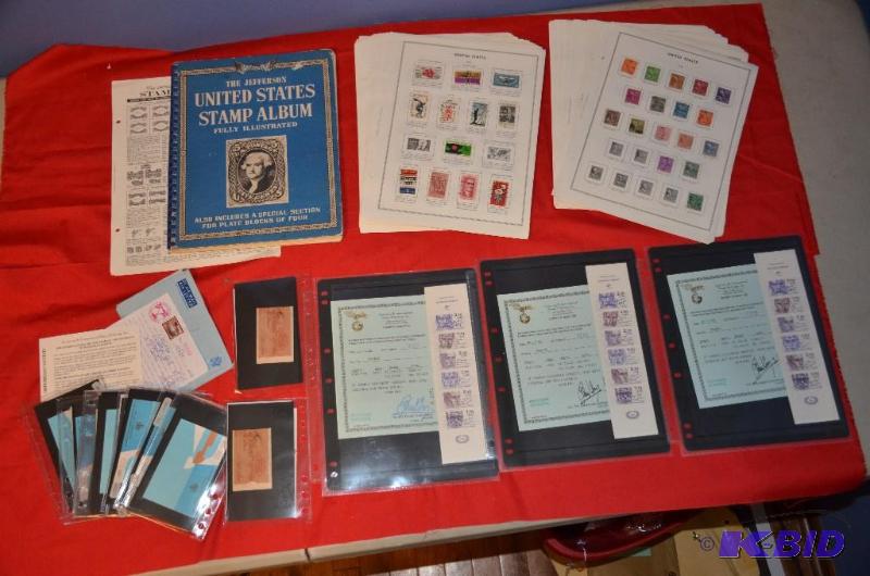 lot 12 image: Lot of Collectible Stamps some graded with ce...