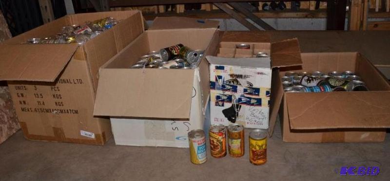 lot 126 image: Large collection of beer cans...