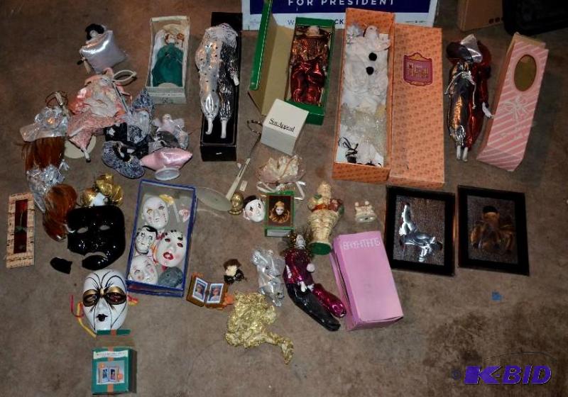 lot 133 image: 2 tubs of dolls and accessories...