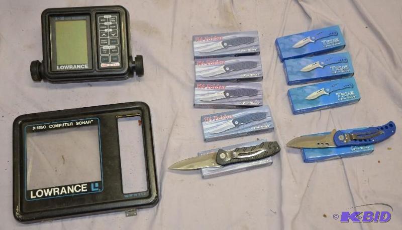 lot 155 image: 5 H4 Folder Liner&nbspLock Knives&nbsp4 12...
