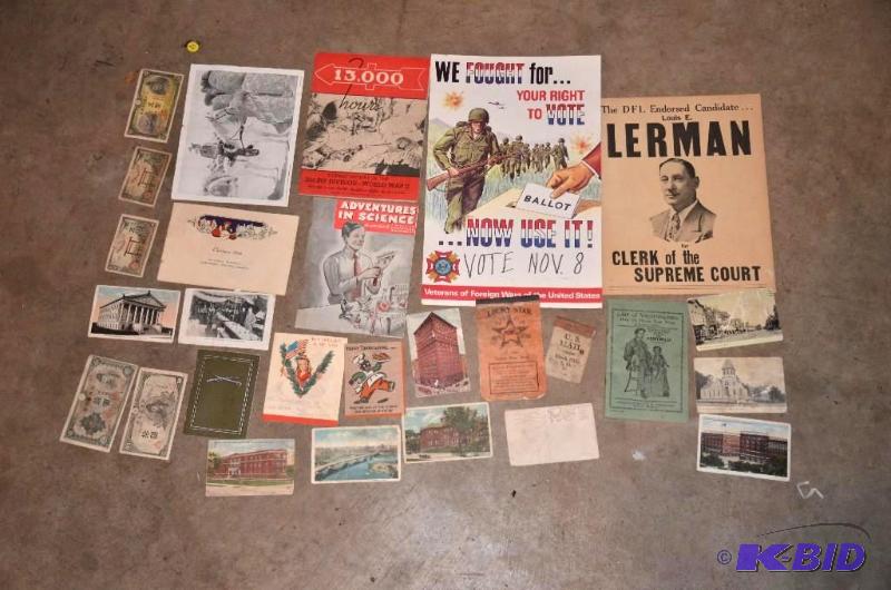 lot 157 image: WORLD WAR II POSTERS 18 x 11.75 14 x 18 inc...