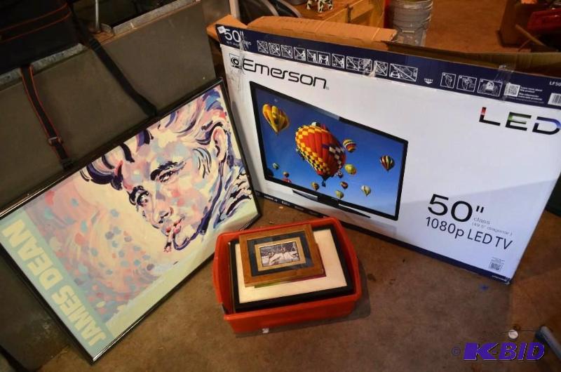 lot 162 image: Large Group of vintage and modern artwork, ma...