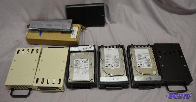 lot 202 image: Lot of hard drives 4 Seagate Model ST39102LW...