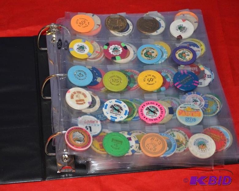 lot 21 image: HUGE lot of casino tokens. Approximately 320....