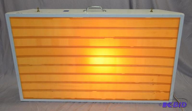 lot 216 image: 1 lighted sign 21x36" with lbag of lette...