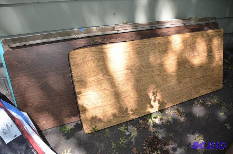lot 225 image: 2 tables 6 feet long 3 tables 8 feet long...