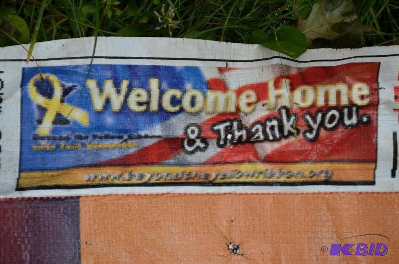 lot 268 image: Large sign 10.5 feet by 29 feet says Welcome ...