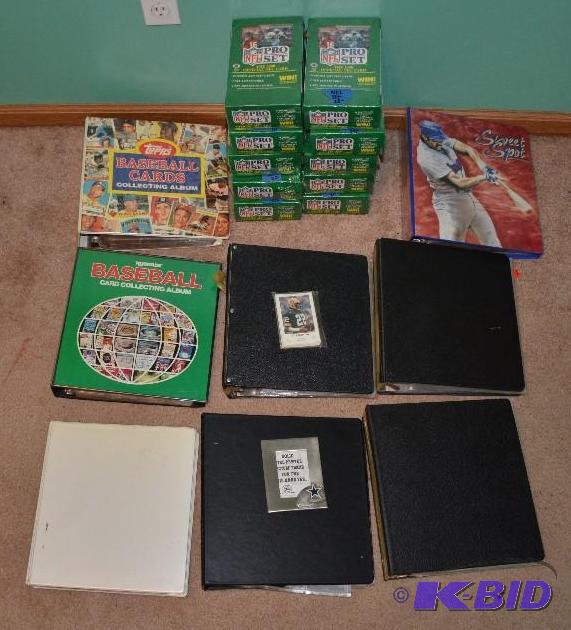 lot 51 image: 10 Brand new in box 1990 Official NFL Cards 7...