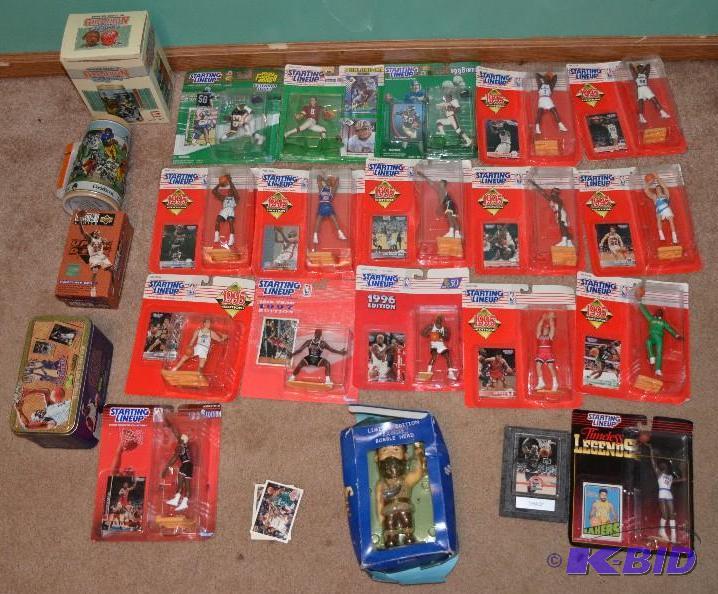 lot 52 image: Large lot of basketball, football collectors...