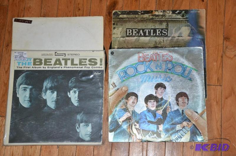 lot 7 image: Lot of Collectible Beatles Records including...