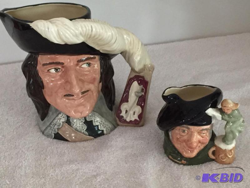 lot 131 image: Royal Doulton Toby Mugs