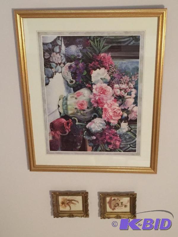 lot 153 image: Wall Art Collection - Large Floral and More