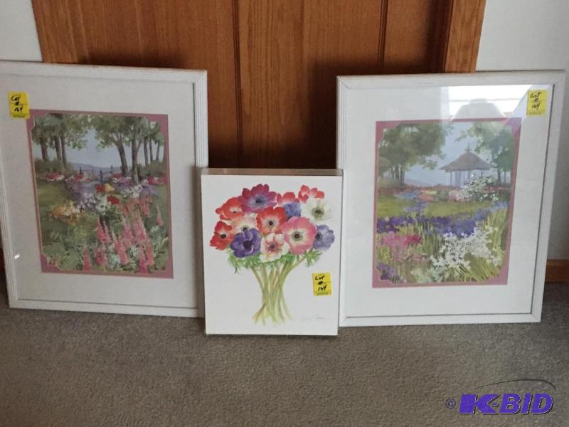 lot 164 image: Floral Pictures Lot