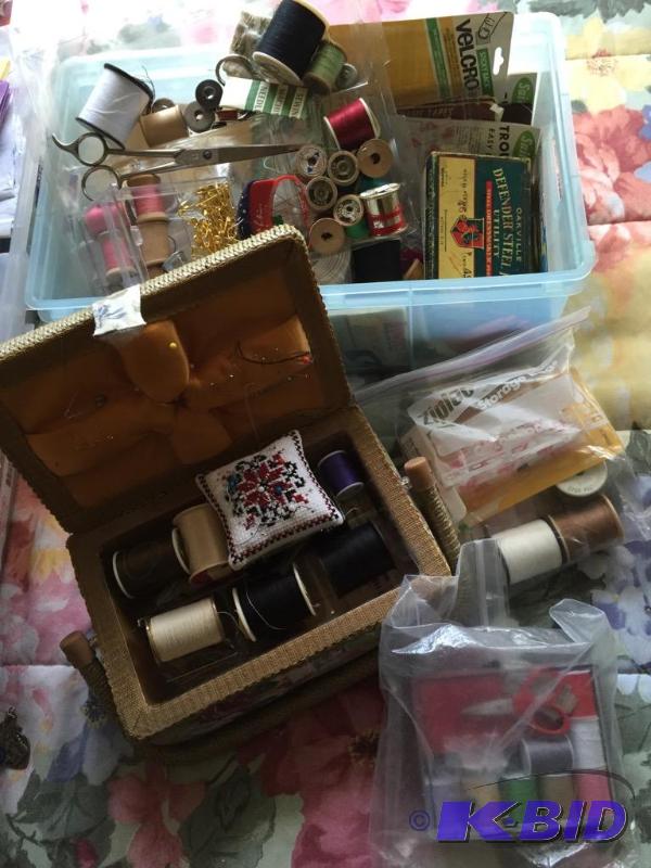 lot 188 image: Sewing Supplies