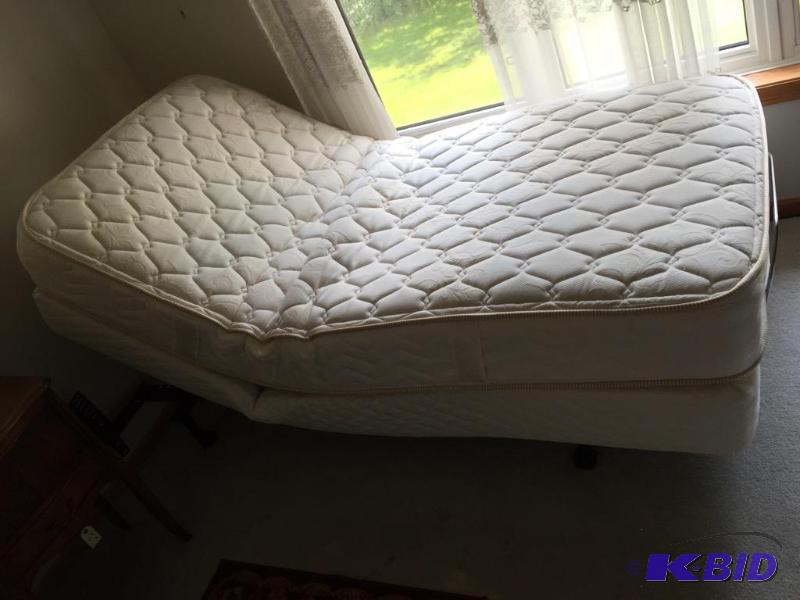 lot 201 image: Twin Size Medical Bed