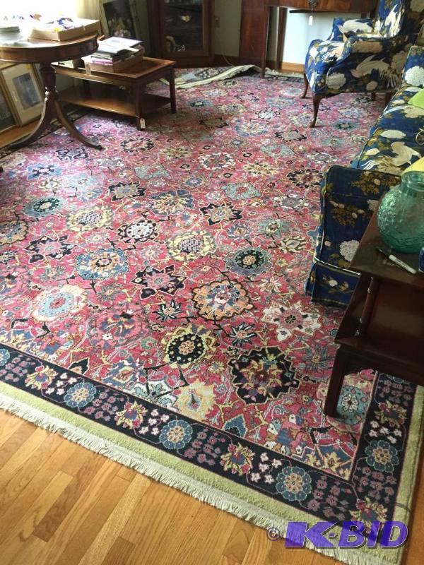 lot 212 image: Williamsburg rug Karastan