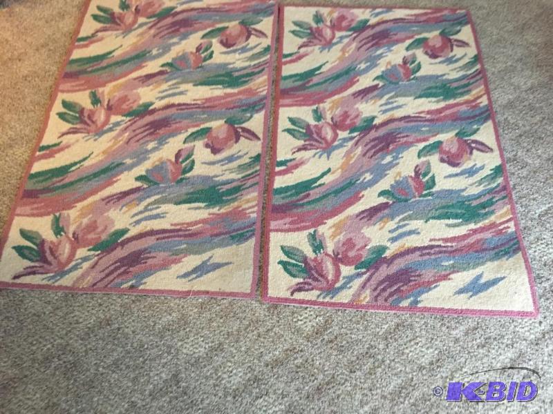 lot 221 image: Matching area Rugs