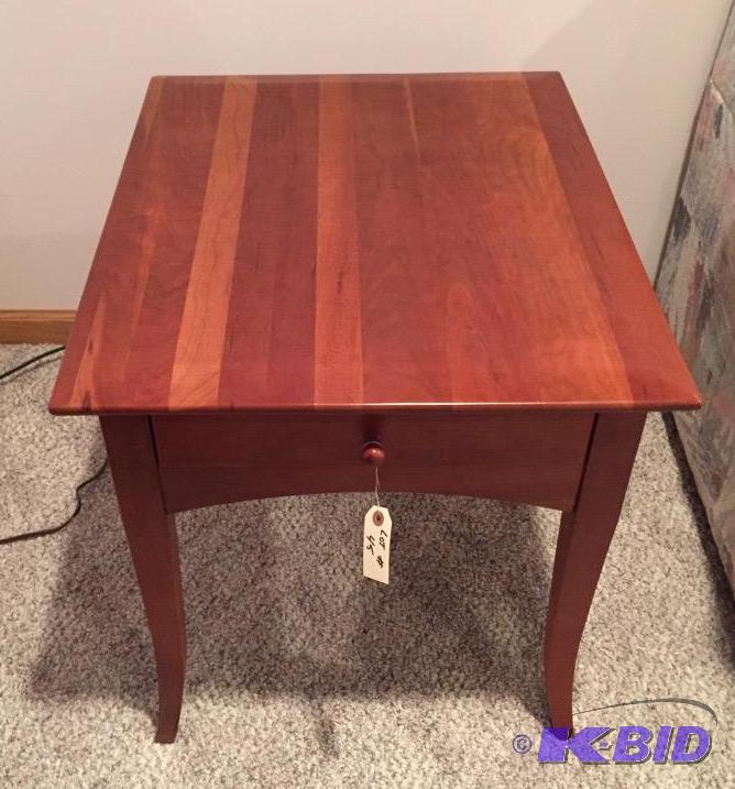 lot 45 image: Cambridge Collection by Stanley End Table with Drawer