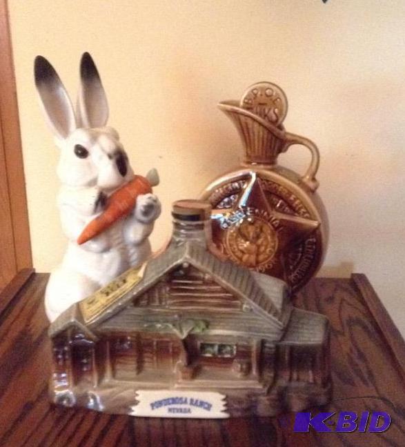 lot 79 image: A Collection of Empty Liquor Decanters
