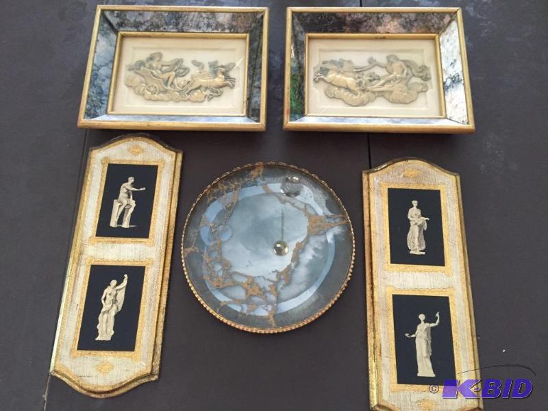lot 86 image: Grecian Style or Roman Style Wall Art