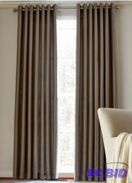 Royal Velvet Plaza Grommet-Top Lined Blackout Curtain Panel Pair. Steel Gray.  50 x 95 Each.