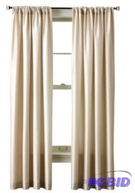 Royal Velvet Encore Rod-PocketBack Tab Curtain Panels 50 x 95  Each Panel Soft Gold