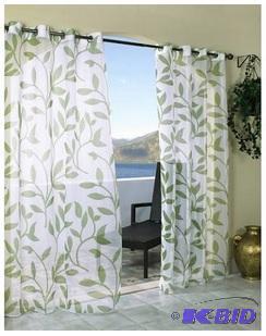 Outdoor Decor Escape Leaf Window Panel SageWhite.  54 x 84 One Panel