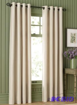 MarthaWindow Fairmount  Grommet-Top Heavyweight Cotton Curtain 2 Panels. Linen 50 x 108 Each Panel