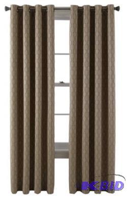 Studio Luna Grommet-Top Lined Blackout Curtain 2 Panels 50 x 84 Each.  Light Olive Green